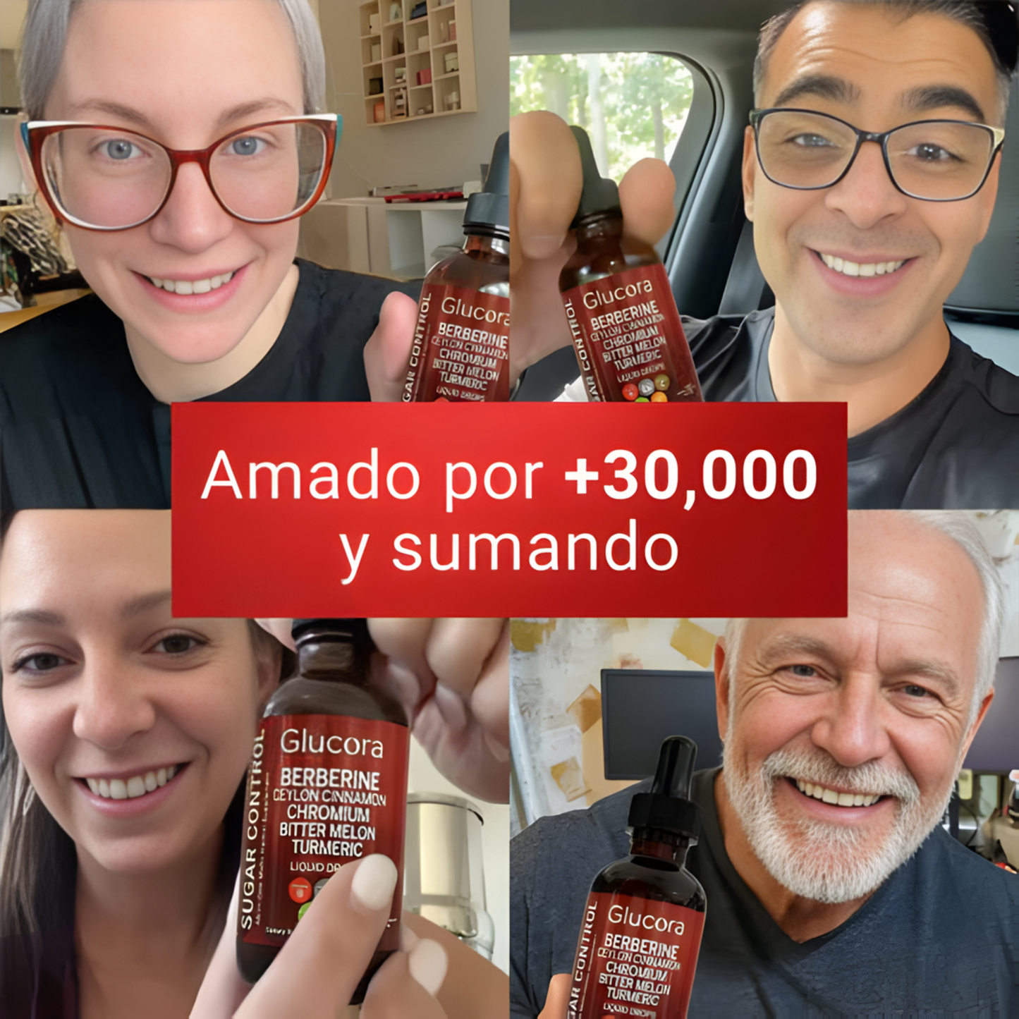 Glowcora™ Apoyo Natural para la Glucosa, Energía y Antojos